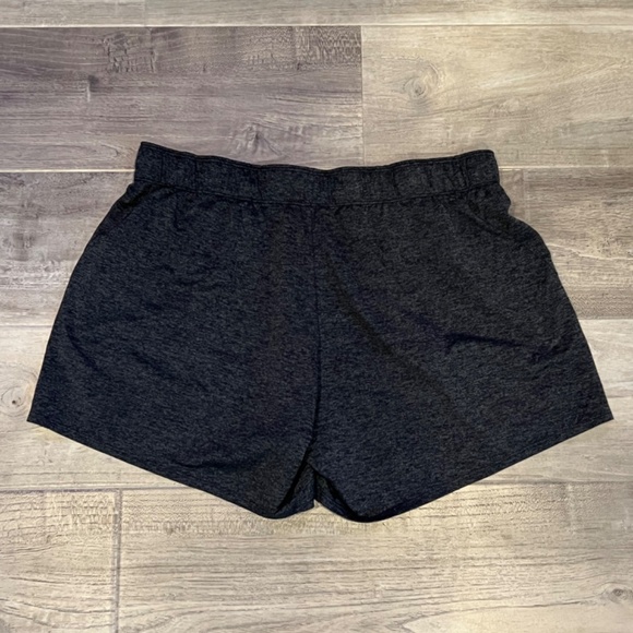 Nike Dri-Fit gray Poly Nylon blend activewear shorts size XL ( 12 14 16)workout - Picture 5 of 7